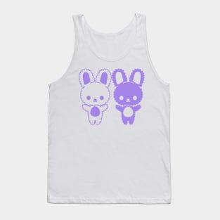 Fuzzy Bunnies Purple Tank Top